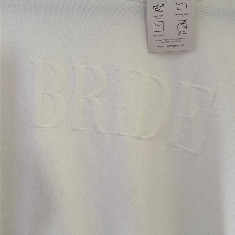 Gildan White Bride Sweatshirt